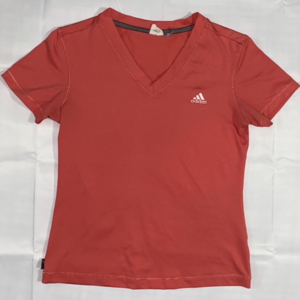 Adidas ClimaLite Short Sleeve V-Neck Shirt